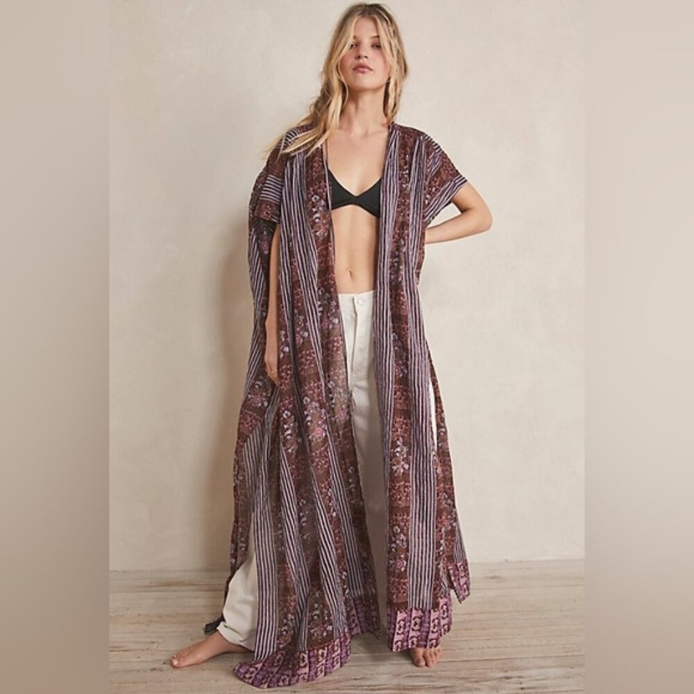36. NWOT Free People Bali Maya Kimono Robe